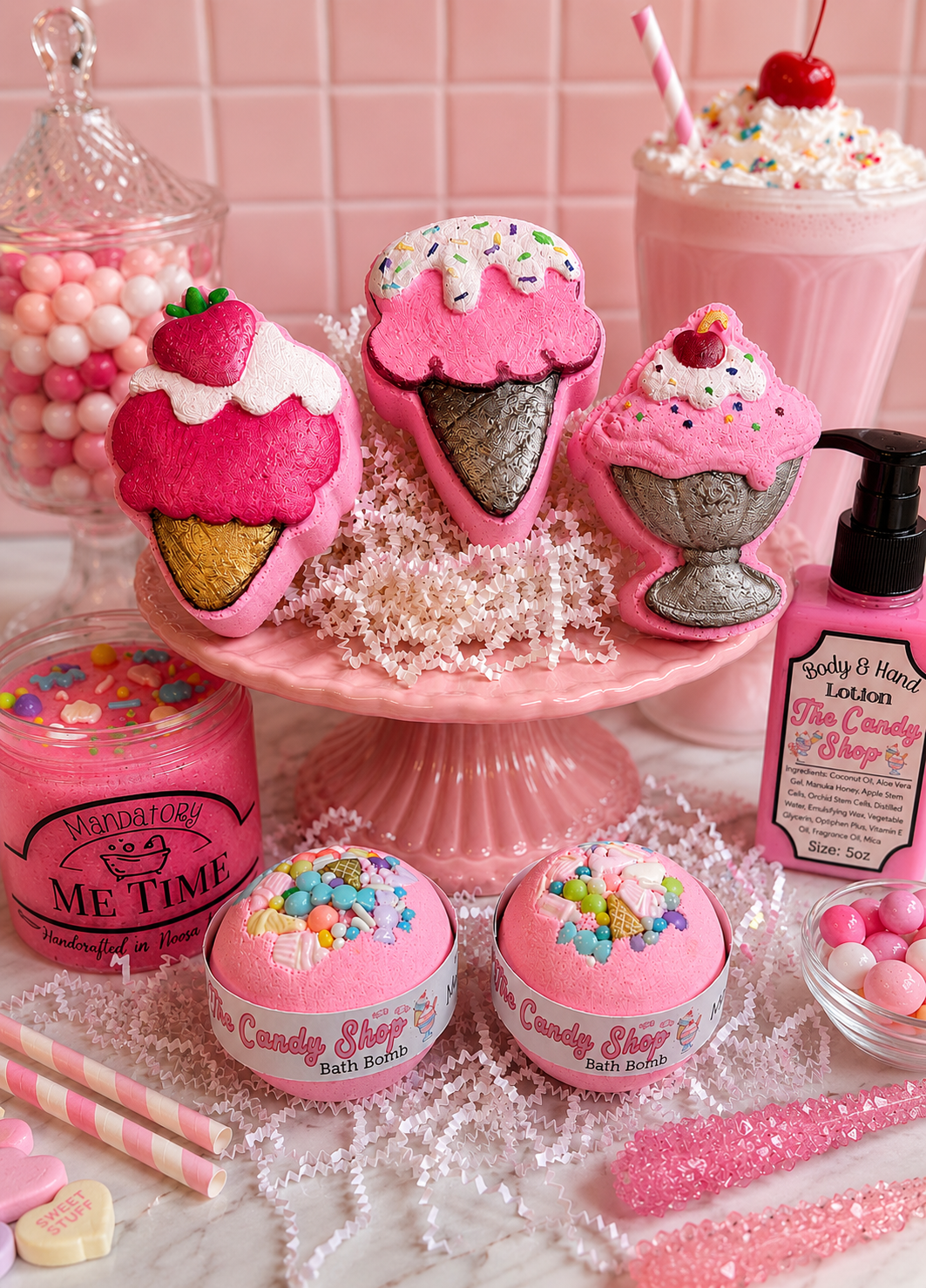 Cherry On Top Sundae Bath Bomb