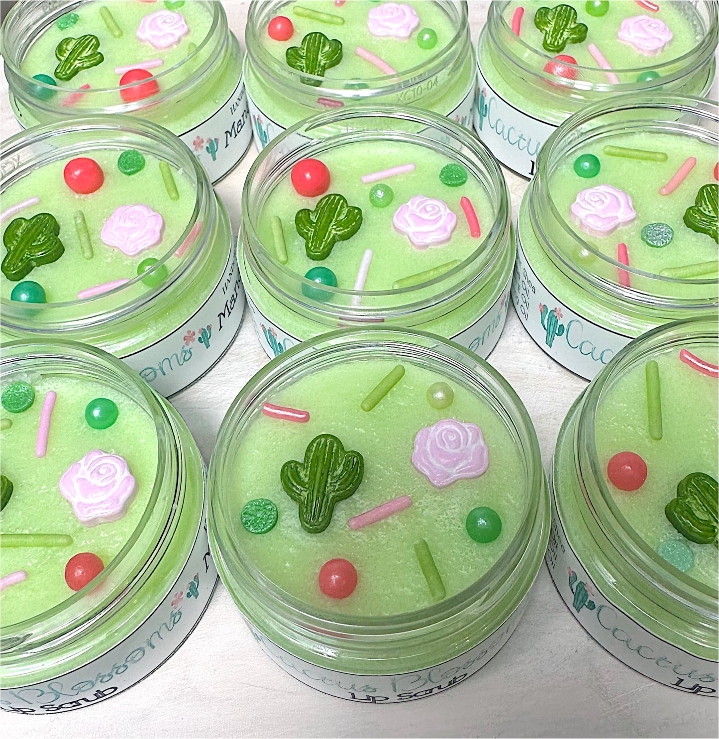 Adorable Cute Lip Scrub Cactus Summer smooth