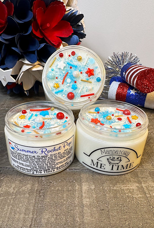 Summer Rocket Pop Foaming Body Sugar Scrub Cute Seasonal Sunshine