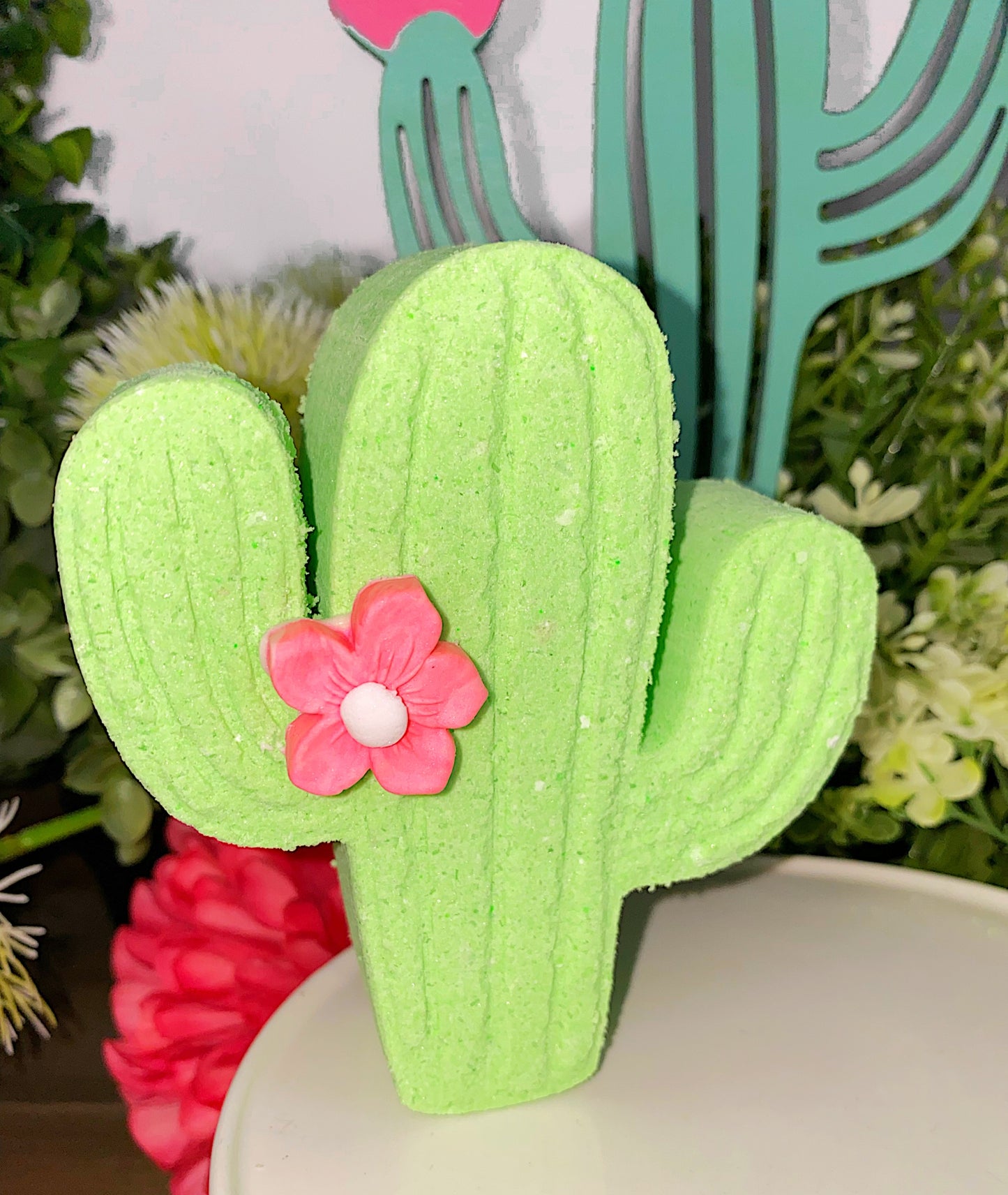succulent bath bomb Cactus Shaped Bath Bomb – Mandatory Me Time Skincare
