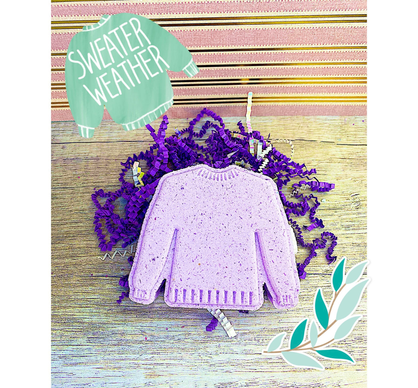 Sweater Shaped Bath Bomb
