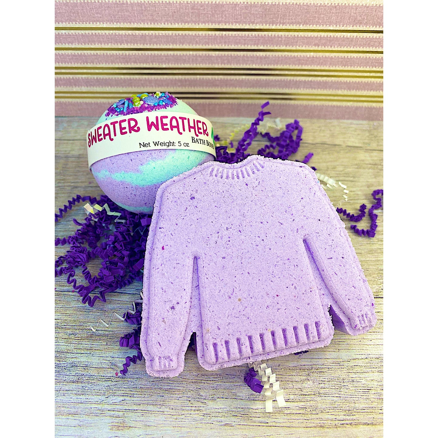 Sweater Shaped Bath Bomb