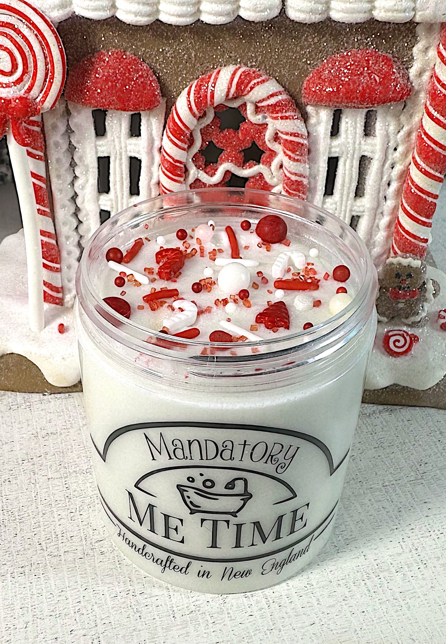 Peppermint Swirl Sugar Scrub