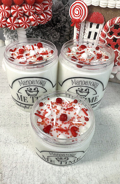 Peppermint Swirl Sugar Scrub