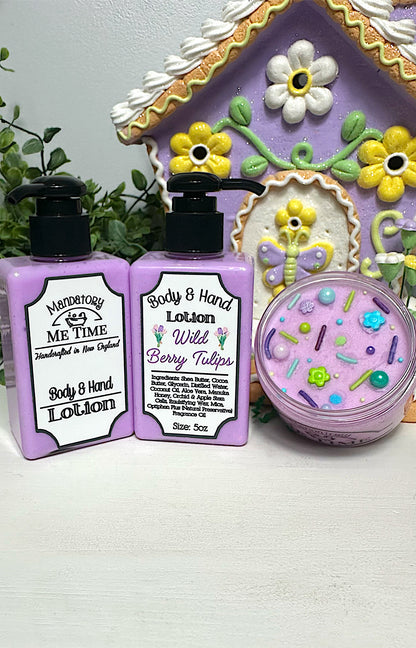 Wild Berry Tulips Hand & Body Lotion
