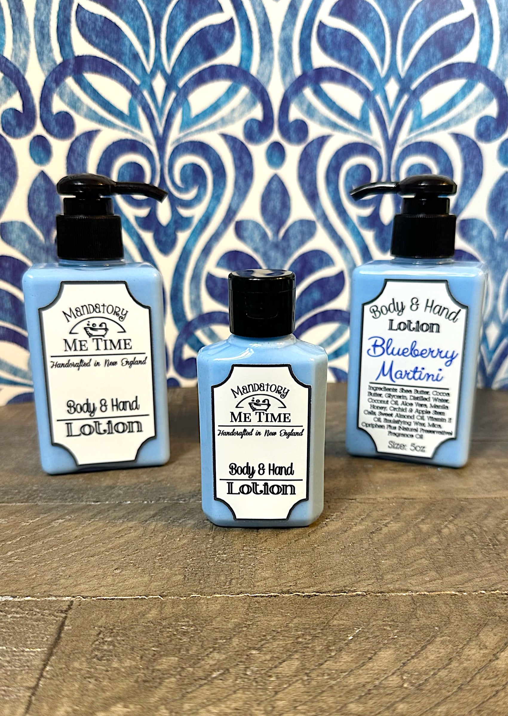 Blueberry Martini Lotion made with Natural Ingredients 