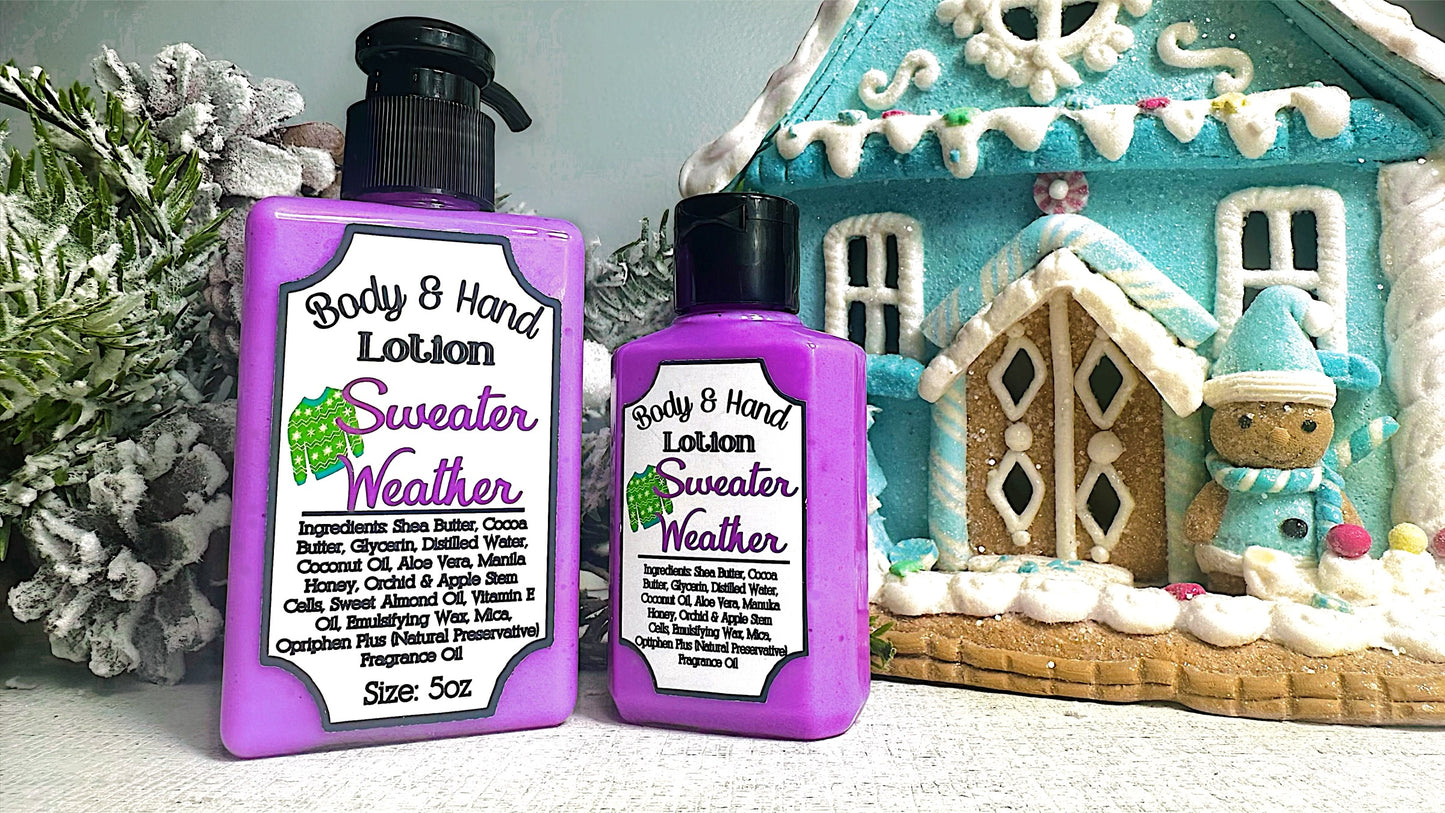 Sweater Weather Hand & Body Lotion