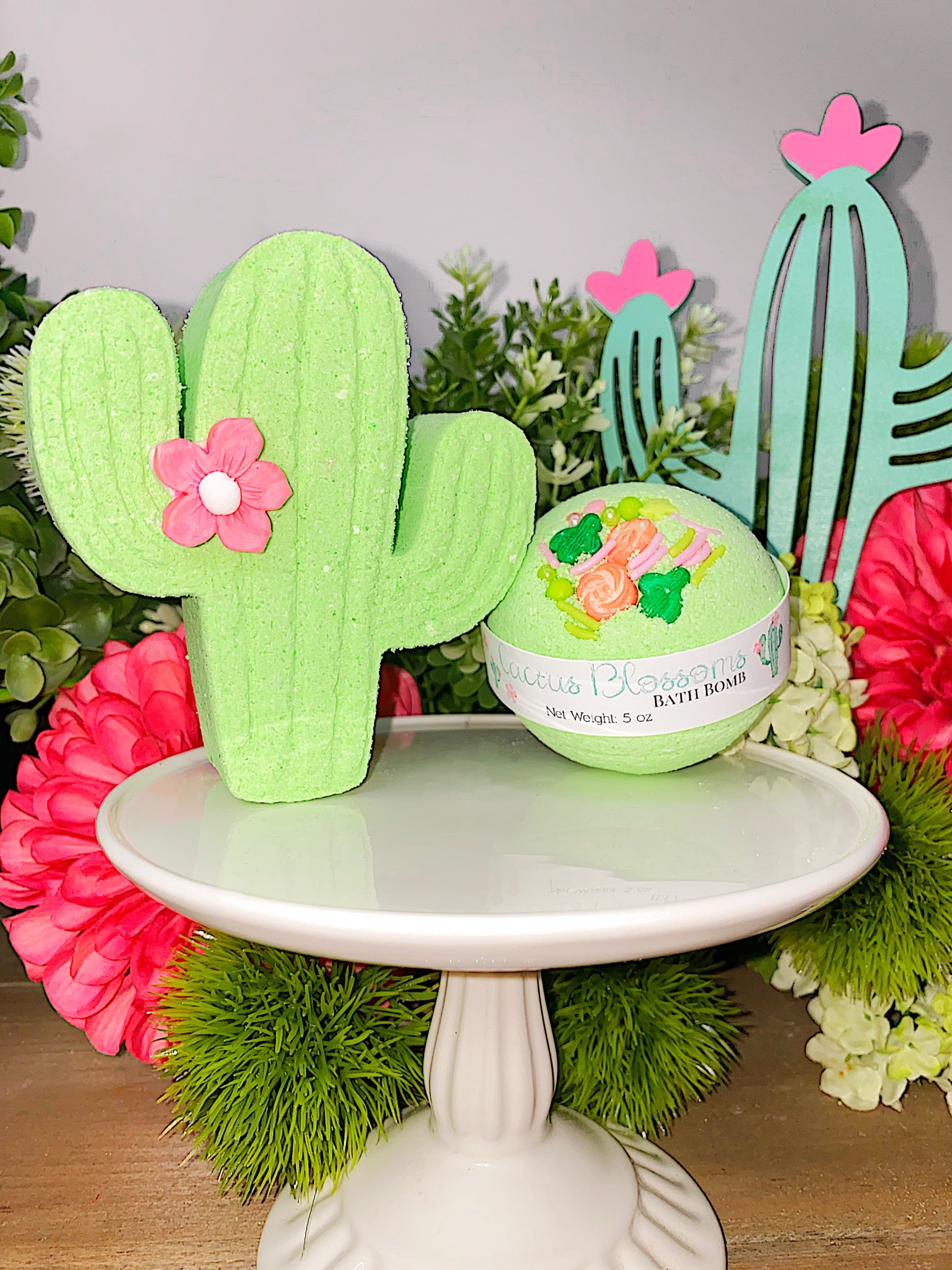 succulent bath bomb Cactus Shaped Bath Bomb – Mandatory Me Time Skincare